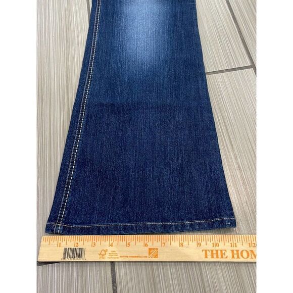 L.e.I Sophia hipster flare jeans womens jr 17R plus size dead stock Y2K 00’s nwt - Picture 5 of 12